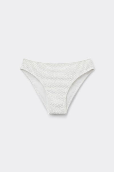 Bas de Bikini Classique Piqu&eacute; Wave