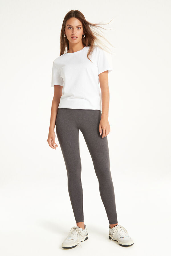 Basic-Leggings aus Baumwolle  