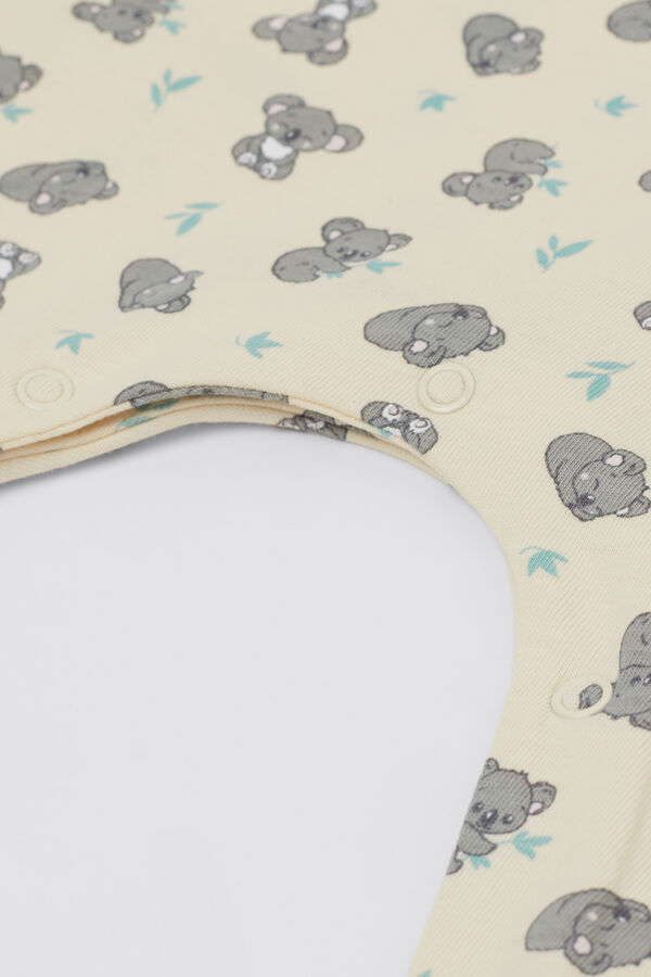 Hossz&uacute; Ujj&uacute; Talpas B&eacute;bi Kezesl&aacute;bas 100% Pamutb&oacute;l  