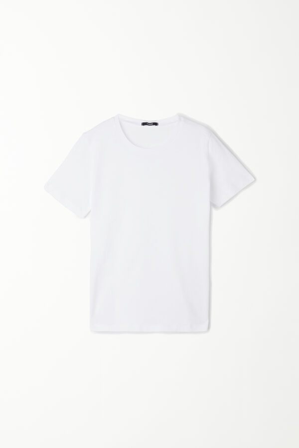 Παιδικό T-Shirt Basic από 100% Βαμβακερό Ϋφασμα με Στρογγυλή Λαιμόκοψη Unisex  