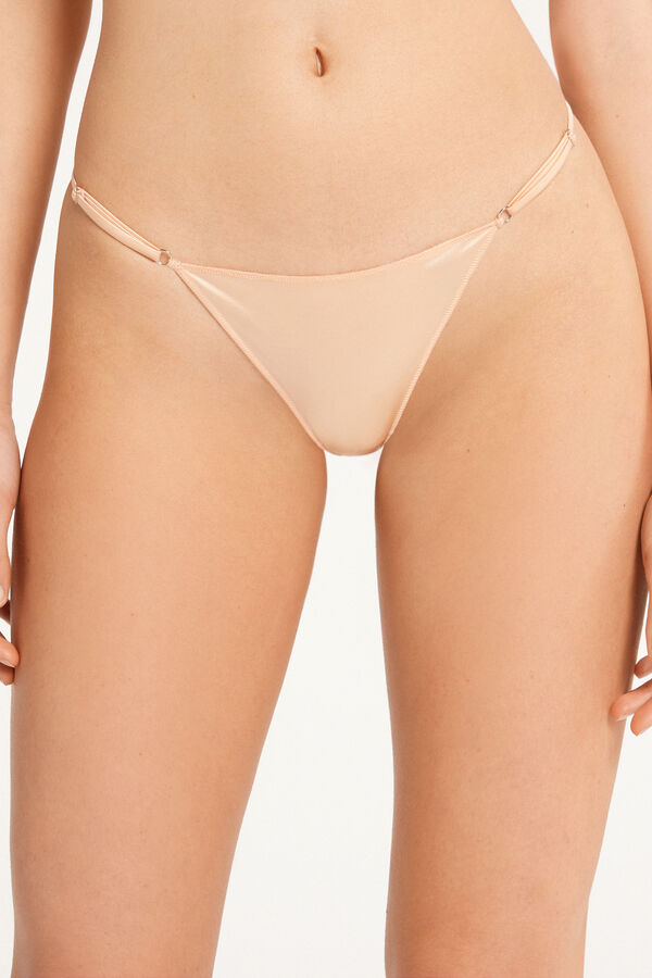 High-Cut Thong with Adjustable Sides 