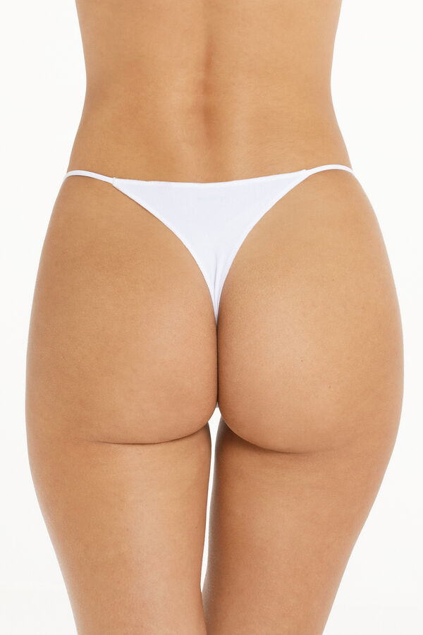 Brazilian Briefs with Thin Tanga-Style Panel in Recycled Microfibre  