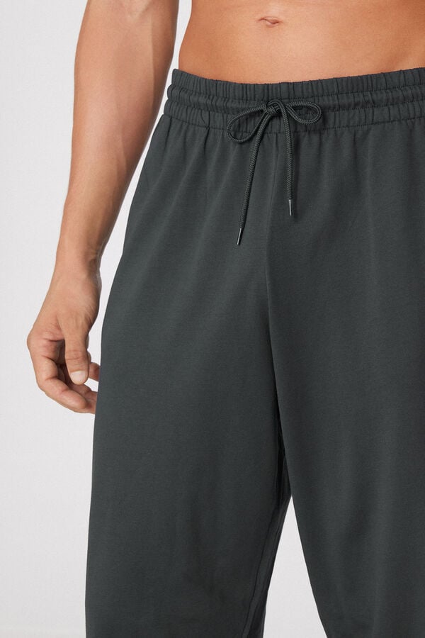 Pantalon Long en Molleton avec Poches  