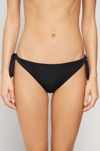 Recycled Microfibre Tie Bikini Bottoms