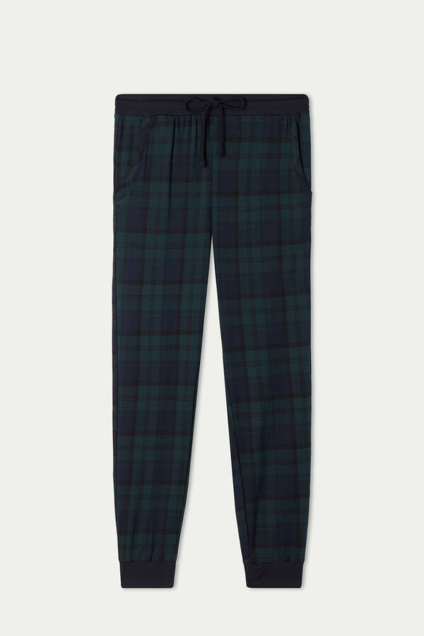 Cotton Trousers with Drawstring  
