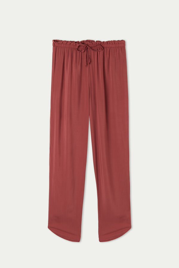 Canvas Joggers with Piping  