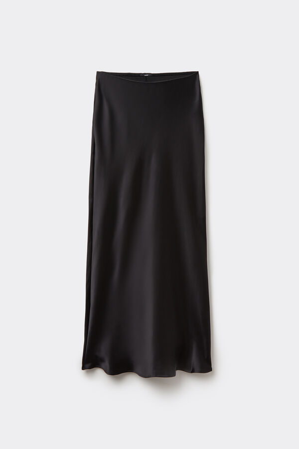 Fustă din Satin Midi  