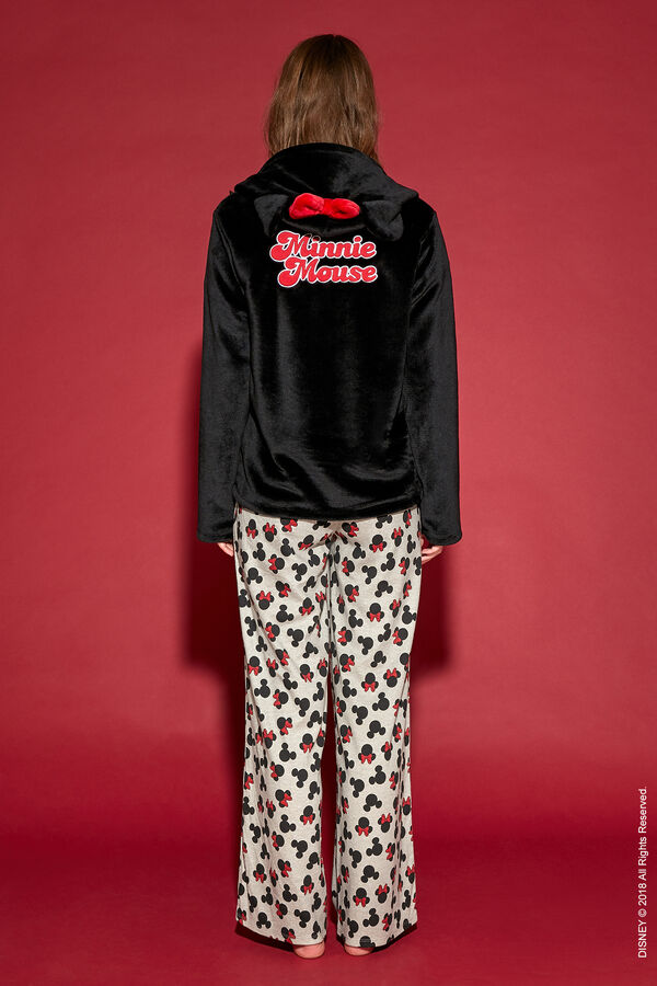 Long-Sleeved Mickey and Minnie Mouse Sweatshirt  