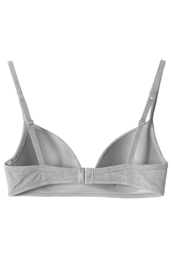 London Non-Wired Padded Triangle Bra in Cotton  