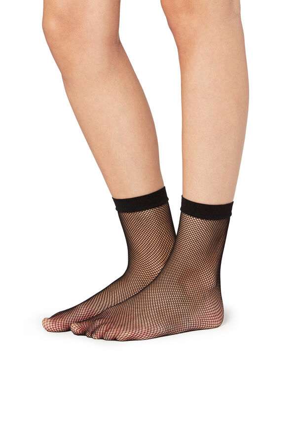 Mikro-Sieťované Ponožky  