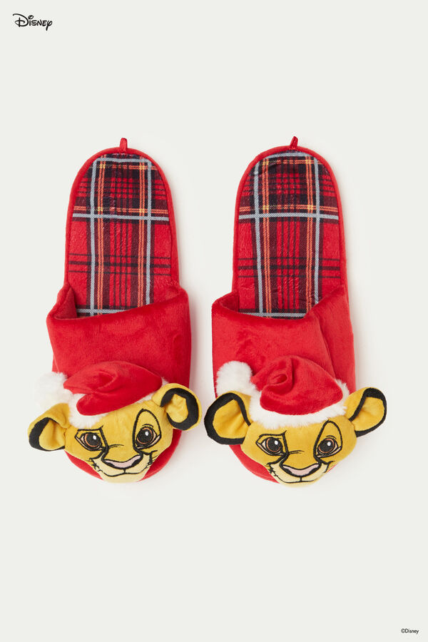Slippers with Disney Lion King Appliqué  