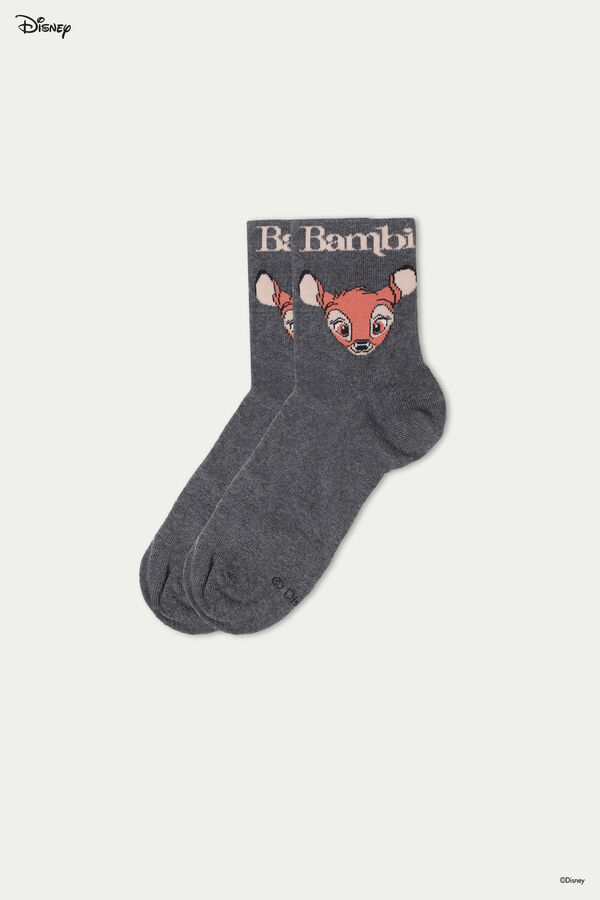 Disney Bambi Print Short Socks  