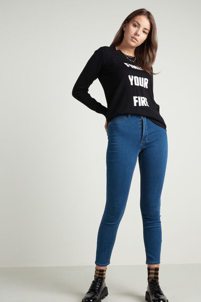 Jeggings Talle Alto Efecto Push-Up