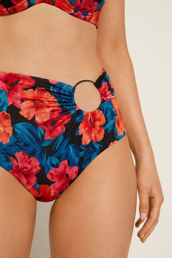 Bas de Maillot Taille Haute Hawaiian Sunset  