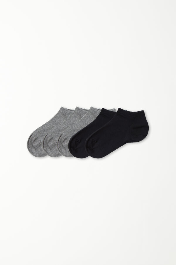 Detské Členkové Unisex Ponožky z Bavlny 5 Párov  