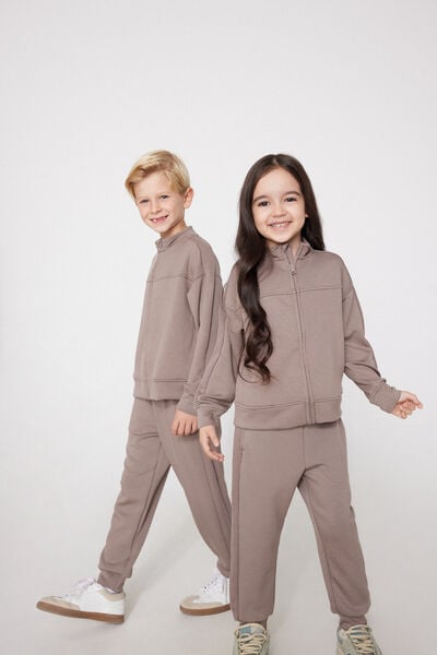Felpa con Zip Superior Softness Bimbi Unisex Costine