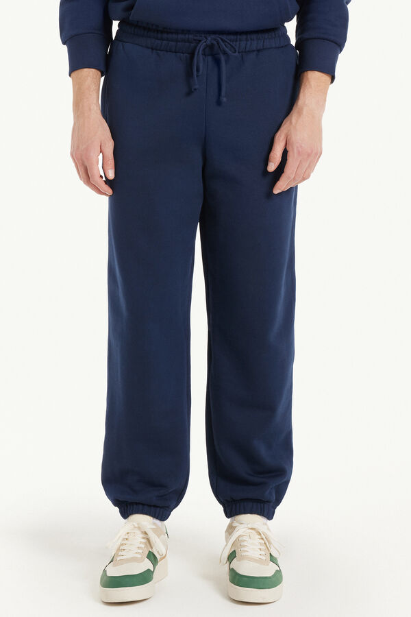 Heavy Fabric Sweatpants with Pockets  