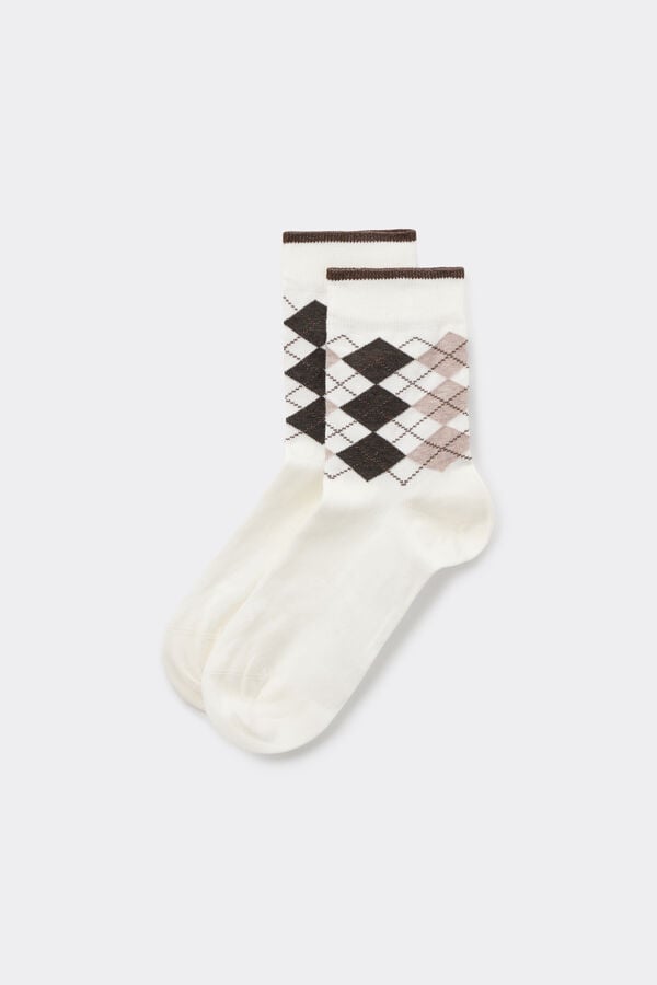 Women's Patterned Cotton Ankle Socks  