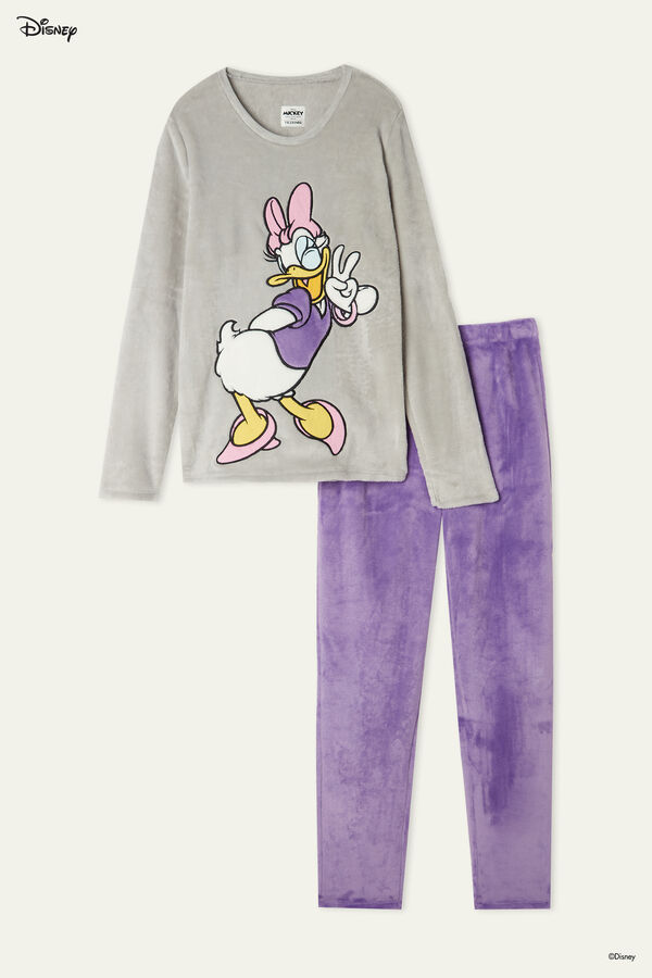 Full-Length Disney Daisy Duck Fleece Pajamas  