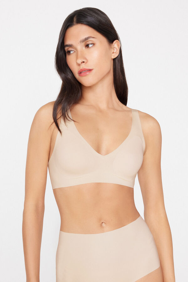 Natural Lifting Laser Cut Triangle Bra  