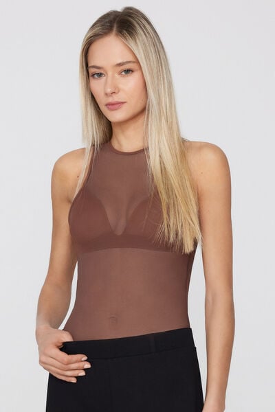 Bodi s Blago Podstavljenim Grudnjakom Essential Tulle