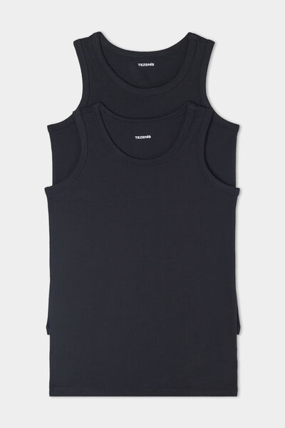 Multipack of 2x Unisex Cotton Camisole