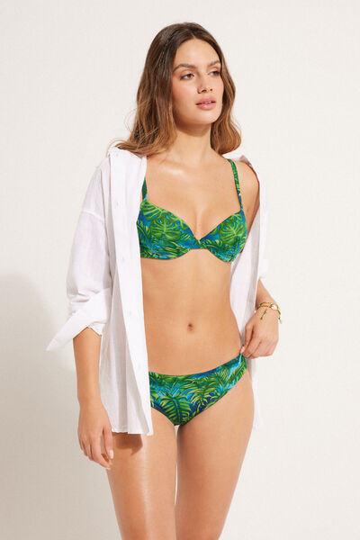 Braguita de Bikini Clásica Emerald Jungle
