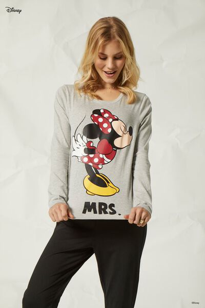 Pijama Largo de Algodón Disney Minnie