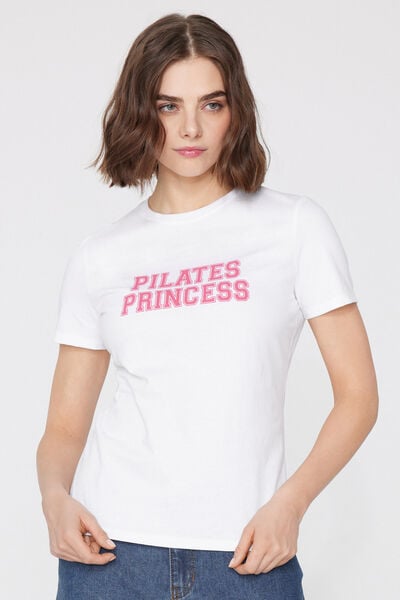 T-Shirt in 100% Cotone con Stampa