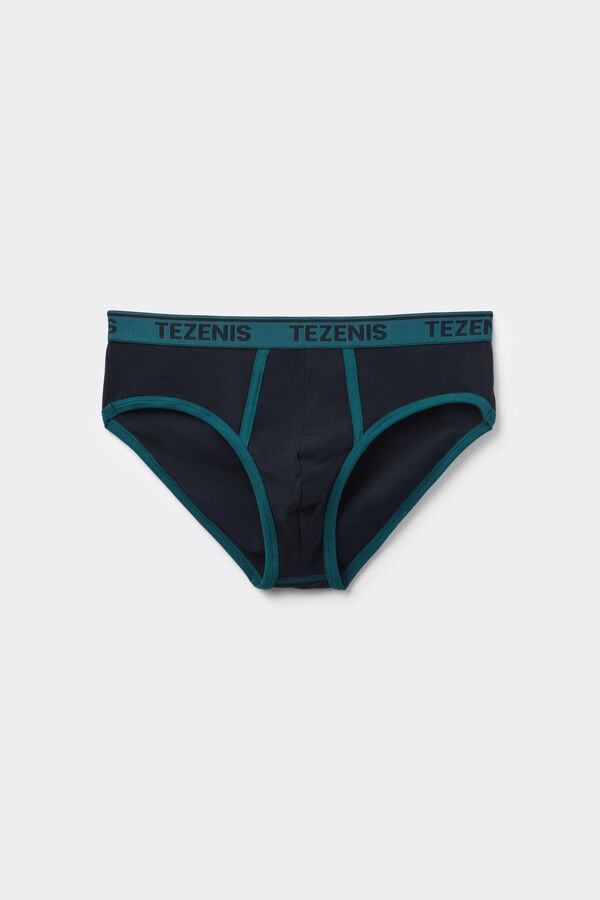 Slip homme &agrave; bords contastants  