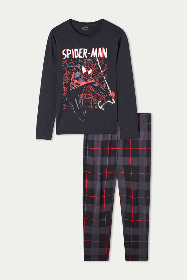 Μακριά Ανδρική Πιτζάμα με Print Spider-Man  
