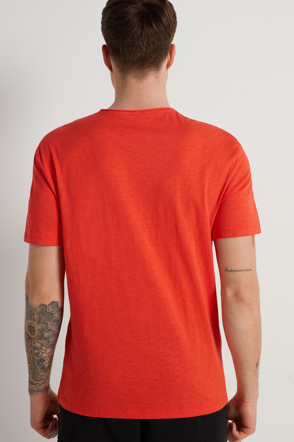 Cotton T-Shirt with Pocket  