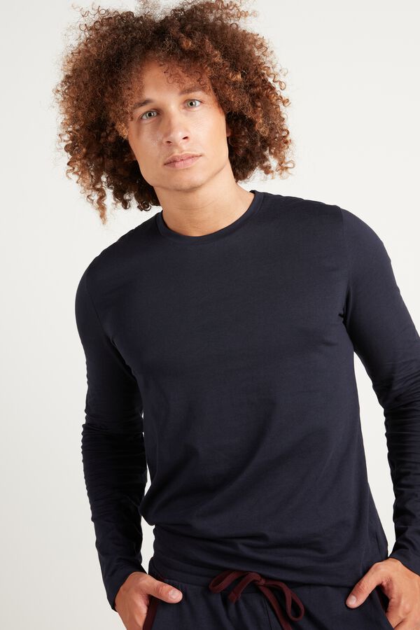 Long Sleeve Cotton Top LongSleeved Tops Men Tezenis