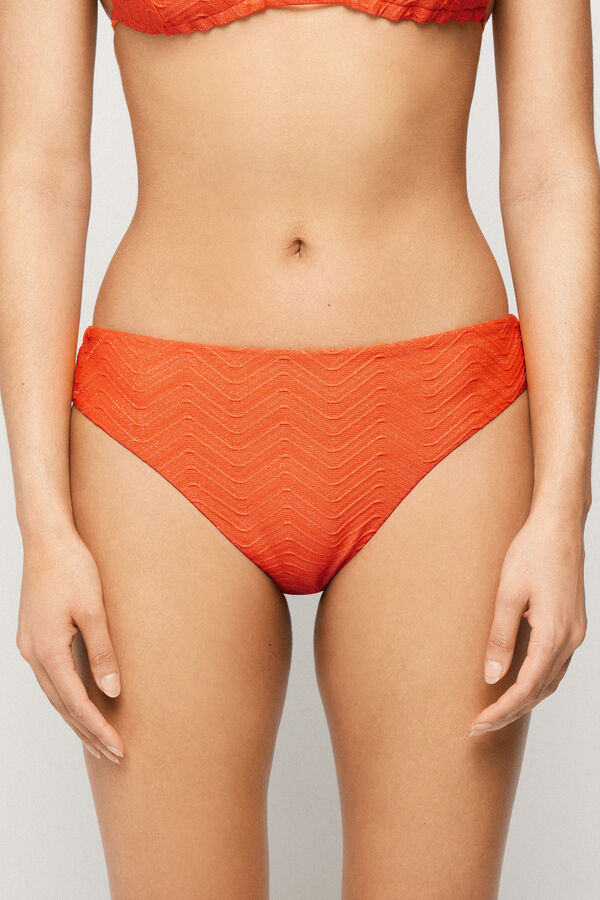 Klassischer Bikinislip Sparkling Touch Orange  