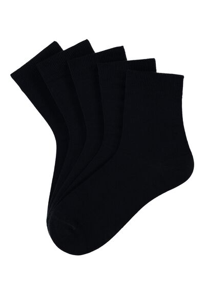 Комплект з 5 Шкарпеток із Теплої Бавовни