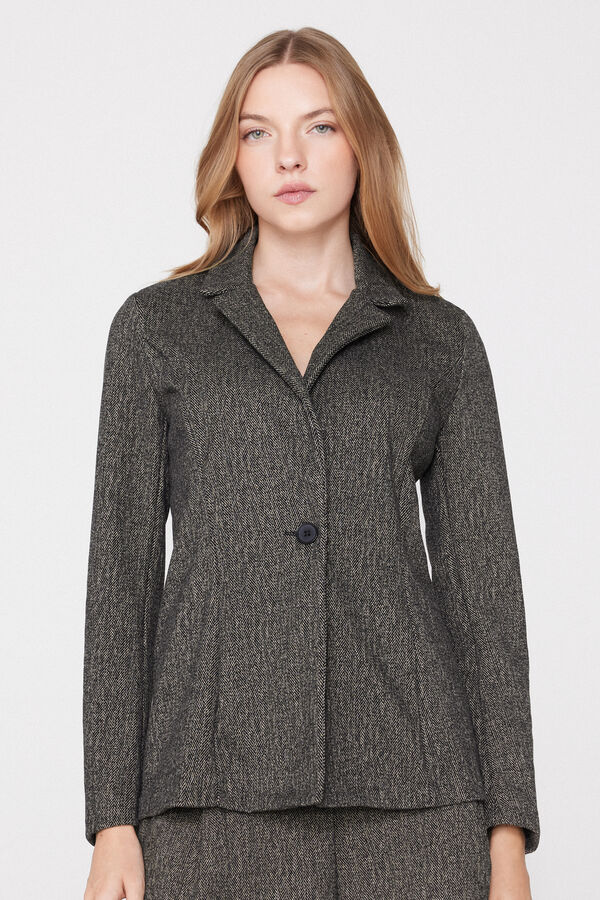 Giacca Spigata Twill  