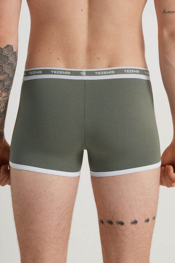 Boxers Algodão Bicolor com Elástico com Logótipo  