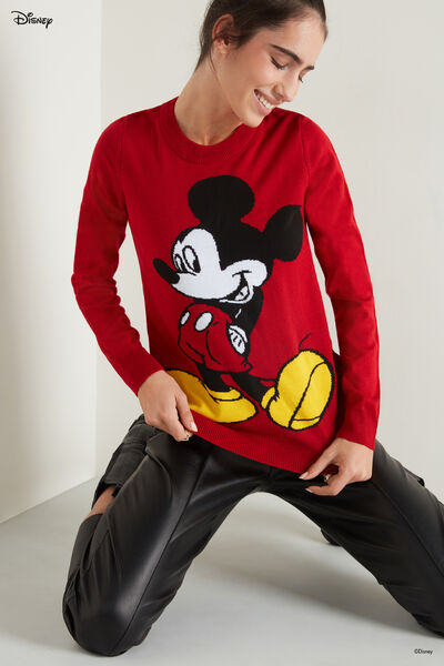 Sweter Długi Rękaw Mickey Mouse