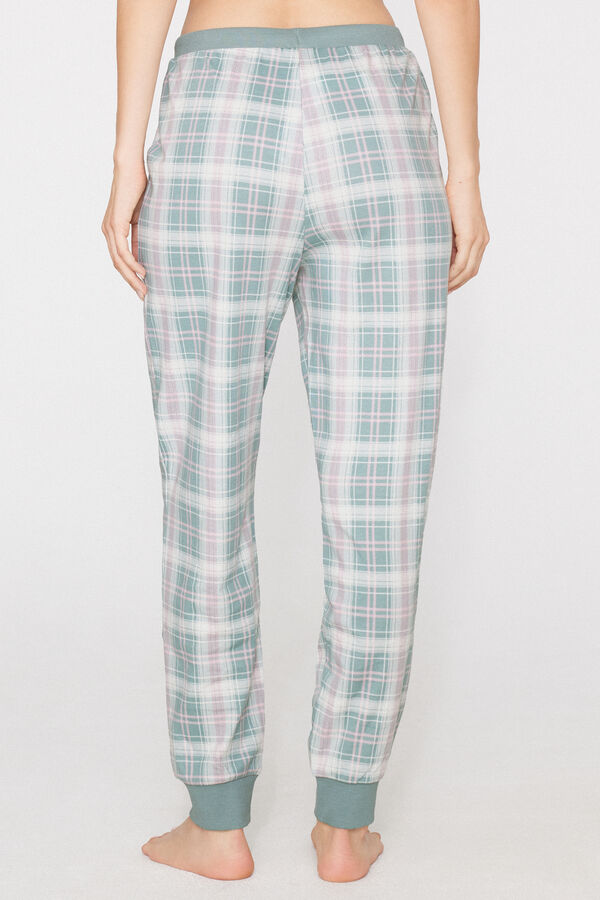 Cal&ccedil;as Jogger em Algod&atilde;o Grosso Estampado  