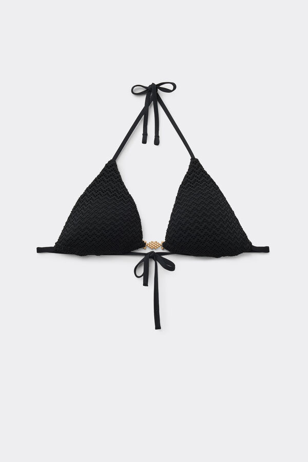 Top Bikini Tri&aacute;ngulo Relleno Ligero Jewel Net  