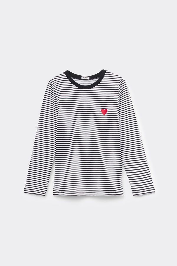 Unisex Kids' Printed Cotton Long Sleeve Top  