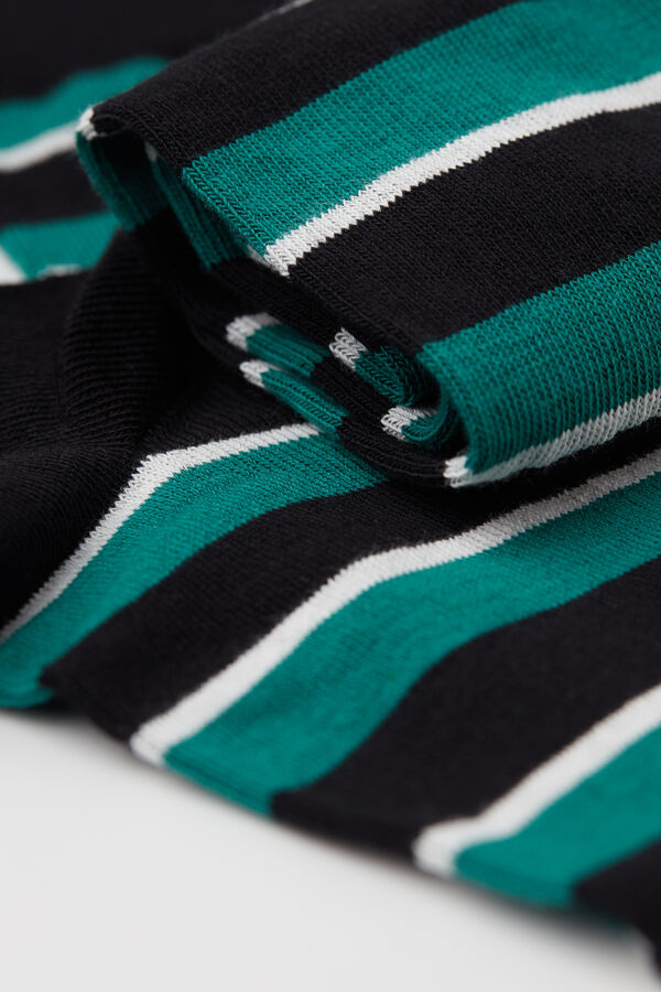 Men’s Long Patterned Cotton Socks  