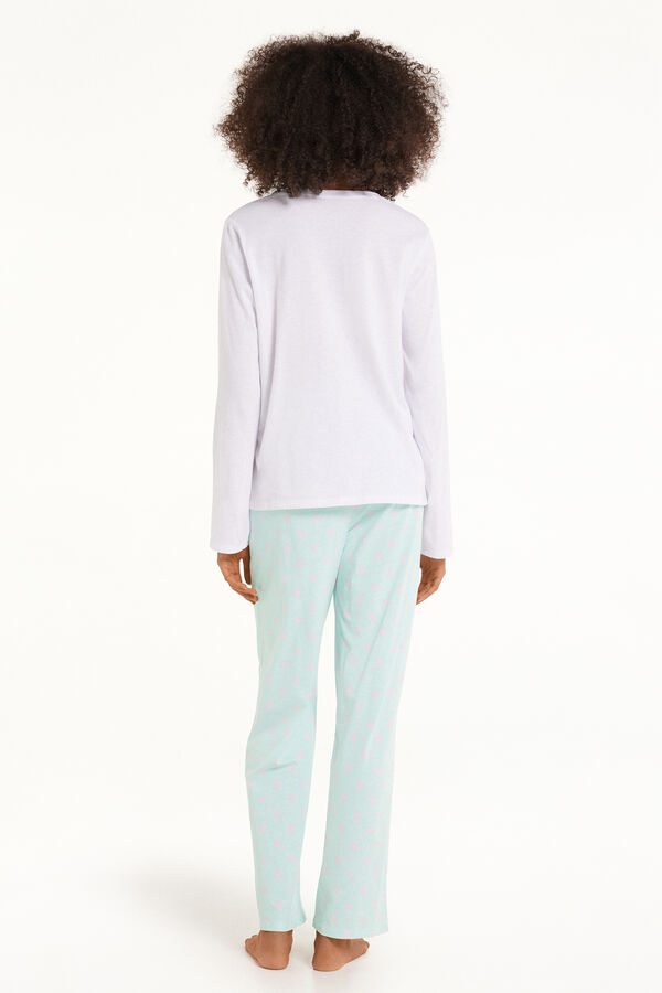 Full Length Pocket Cotton Pajamas  