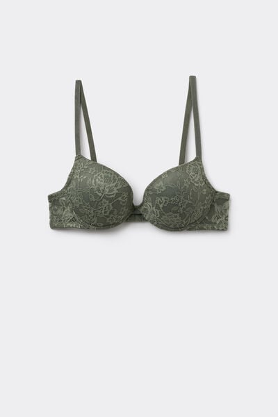Reggiseno Super Push-up in Pizzo Riciclato Los Angeles