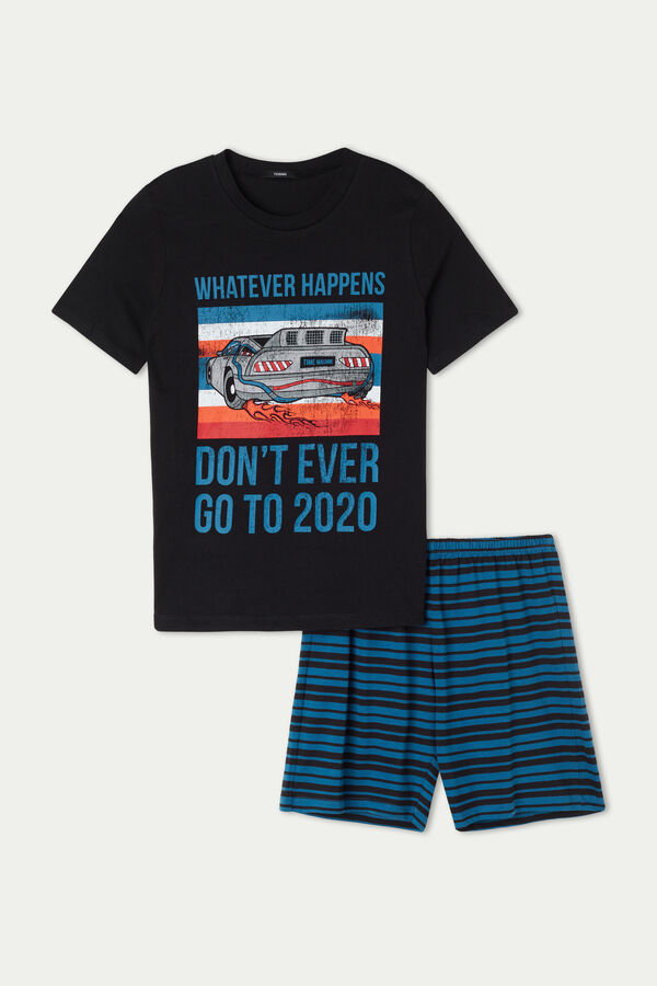 Boys’ Short Pyjamas with Whatever Print  