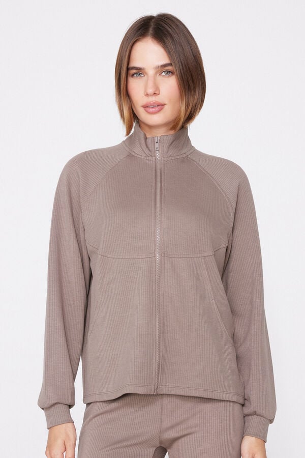 Felpa con Zip Costina Superior Softness  