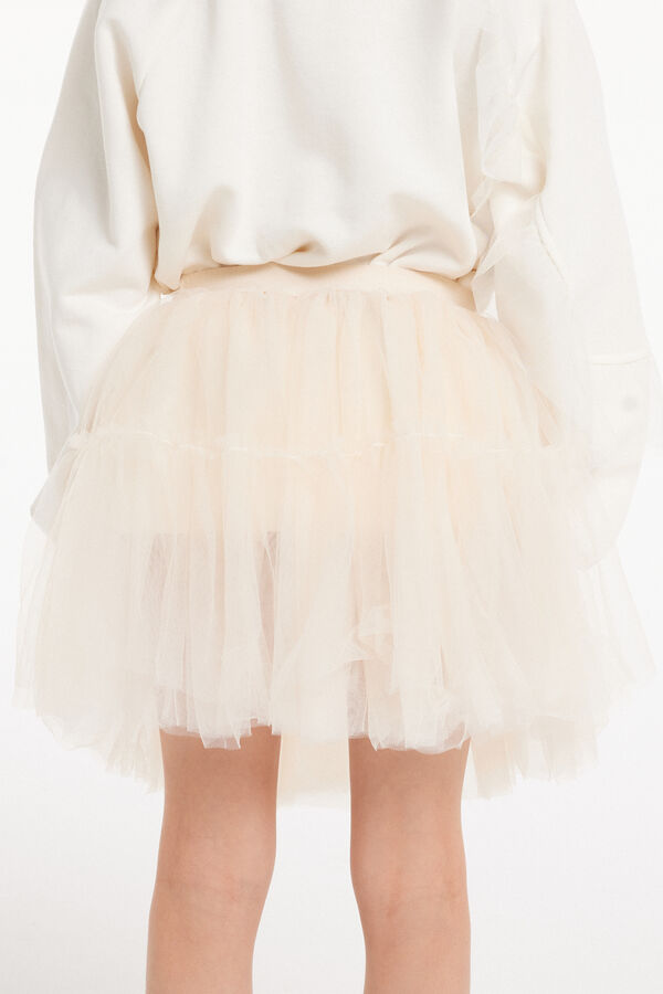 Mini Suknja za Djevojčice od Tila u Stilu Balerine  