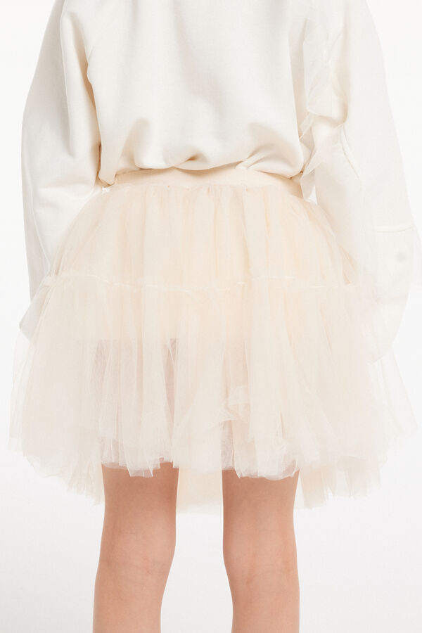 Girls’ Tulle Ballerina Mini Skirt  