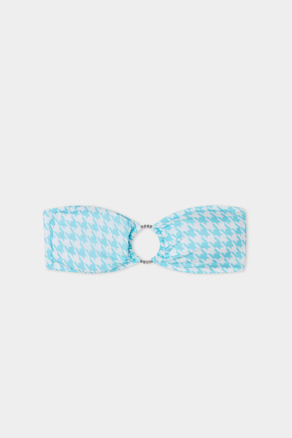 Sparkling Jewels Padded Bandeau Bikini Top  