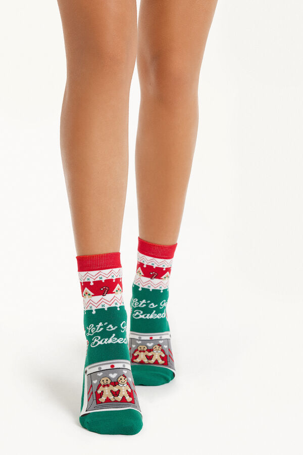 Non-Slip Socks with Print  